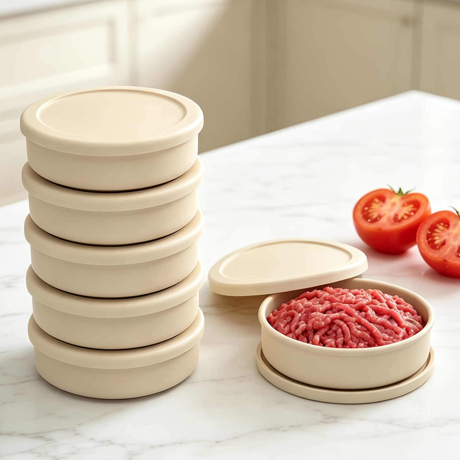 Silicone Food Storage Containers, Fresh-Keeping Boxes, Bento Boxes, Leak-Proof And Reusable, Suitable for Fruits, Meat, And Vegetables, Easy to Clean, Stackable Kitchen Storage, Fridge And Freezer Friendly, Good for Leftover Storage, Dishwasher Safe - Image 8