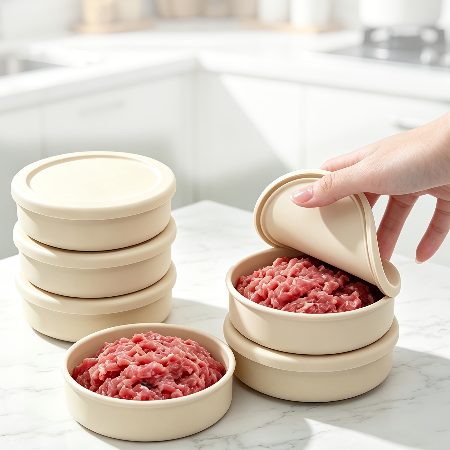 Silicone Food Storage Containers, Fresh-Keeping Boxes, Bento Boxes, Leak-Proof And Reusable, Suitable for Fruits, Meat, And Vegetables, Easy to Clean, Stackable Kitchen Storage, Fridge And Freezer Friendly, Good for Leftover Storage, Dishwasher Safe - Image 7