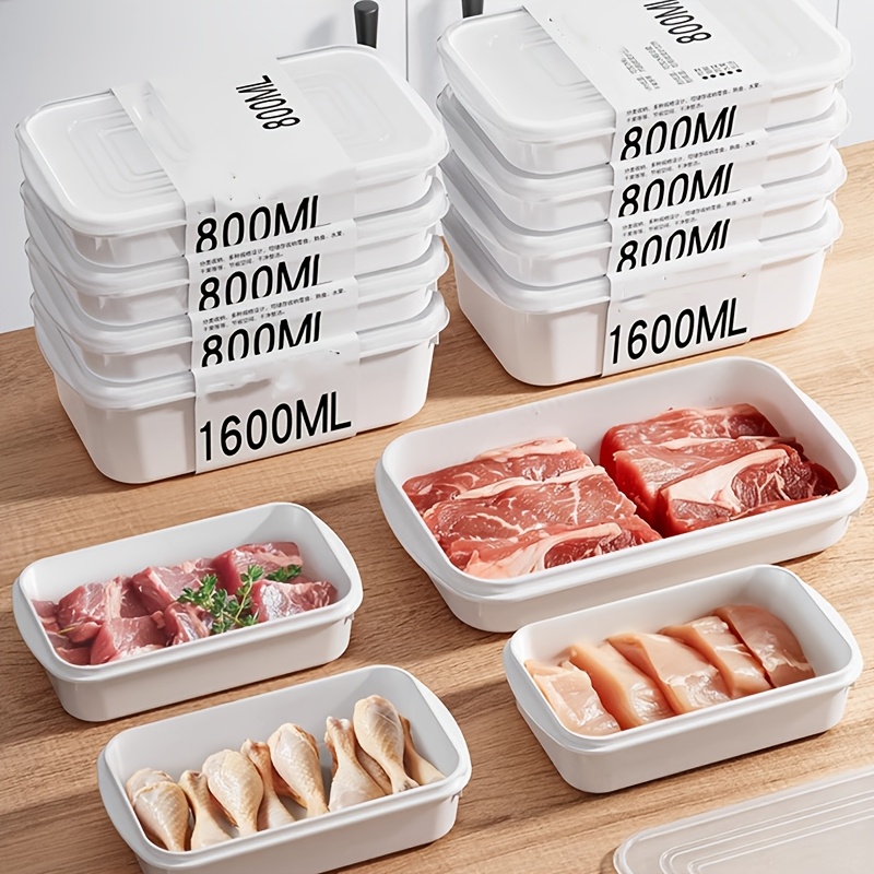 27.05/54.1oz Food Bento Box, Multifunctional Food Storage Container, Spice Organizer, Suitable for Fruits, Spices, Dumplings, Sushi, Herbs, Sealed, Microwave Safe, Reusable, Easy to Clean, for Kitchen, Outdoor Camping, Office Workers, Students - Image 8