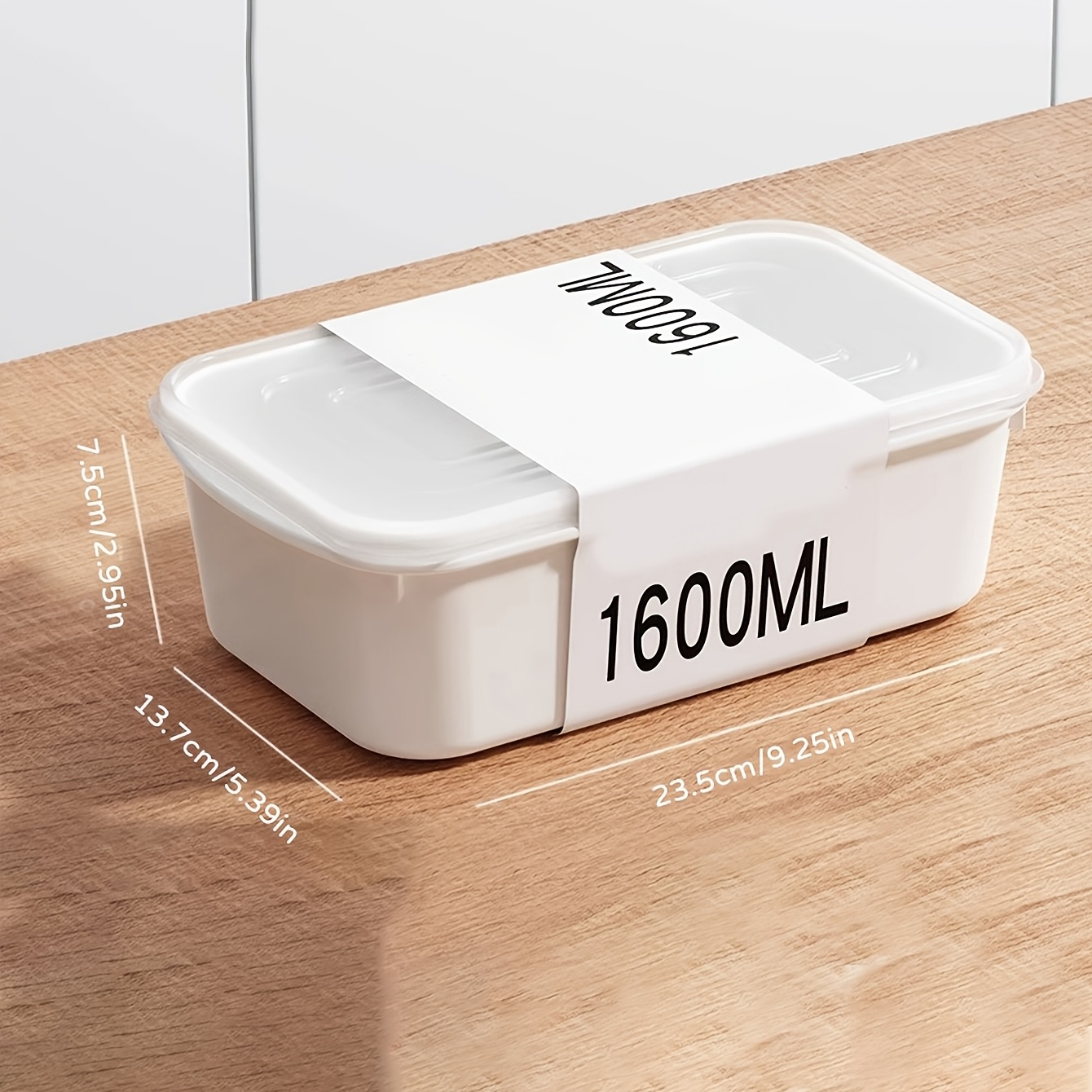 27.05/54.1oz Food Bento Box, Multifunctional Food Storage Container, Spice Organizer, Suitable for Fruits, Spices, Dumplings, Sushi, Herbs, Sealed, Microwave Safe, Reusable, Easy to Clean, for Kitchen, Outdoor Camping, Office Workers, Students - Image 3