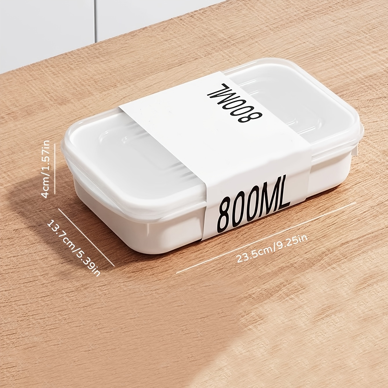 27.05/54.1oz Food Bento Box, Multifunctional Food Storage Container, Spice Organizer, Suitable for Fruits, Spices, Dumplings, Sushi, Herbs, Sealed, Microwave Safe, Reusable, Easy to Clean, for Kitchen, Outdoor Camping, Office Workers, Students - Image 2
