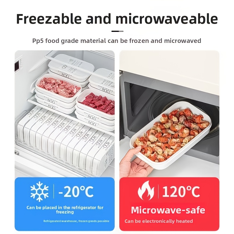 27.05/54.1oz Food Bento Box, Multifunctional Food Storage Container, Spice Organizer, Suitable for Fruits, Spices, Dumplings, Sushi, Herbs, Sealed, Microwave Safe, Reusable, Easy to Clean, for Kitchen, Outdoor Camping, Office Workers, Students - Image 7