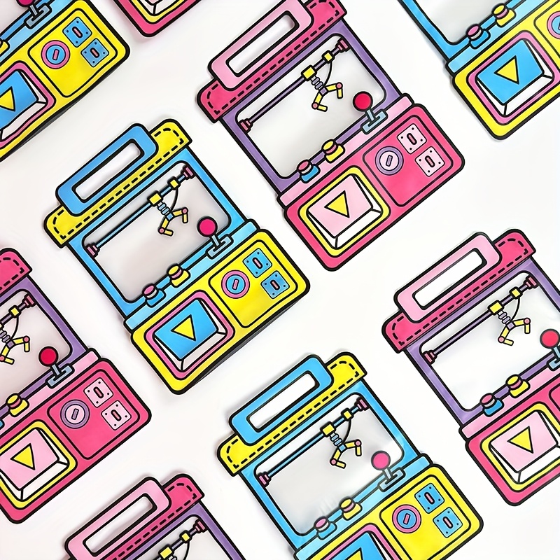20pcs Retro Arcade Game - Transparent Zipper Bags with Handles, Reusable Candy, Party Favors, Goodie Bags - Vintage Gaming Decorations (20 Count), Gaming Gifts, Gift Packaging, Cartoon Style Graphics, Playful Design, Durable Plastic, Event Giveaways, Fun - Image 6