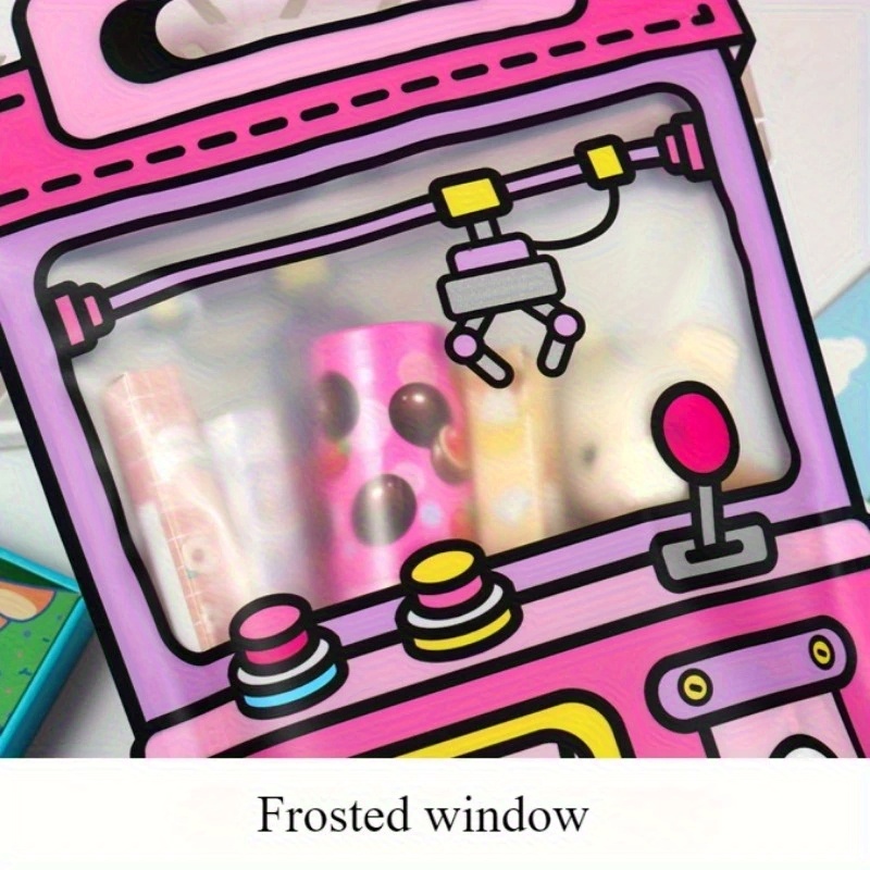 20pcs Retro Arcade Game - Transparent Zipper Bags with Handles, Reusable Candy, Party Favors, Goodie Bags - Vintage Gaming Decorations (20 Count), Gaming Gifts, Gift Packaging, Cartoon Style Graphics, Playful Design, Durable Plastic, Event Giveaways, Fun - Image 4